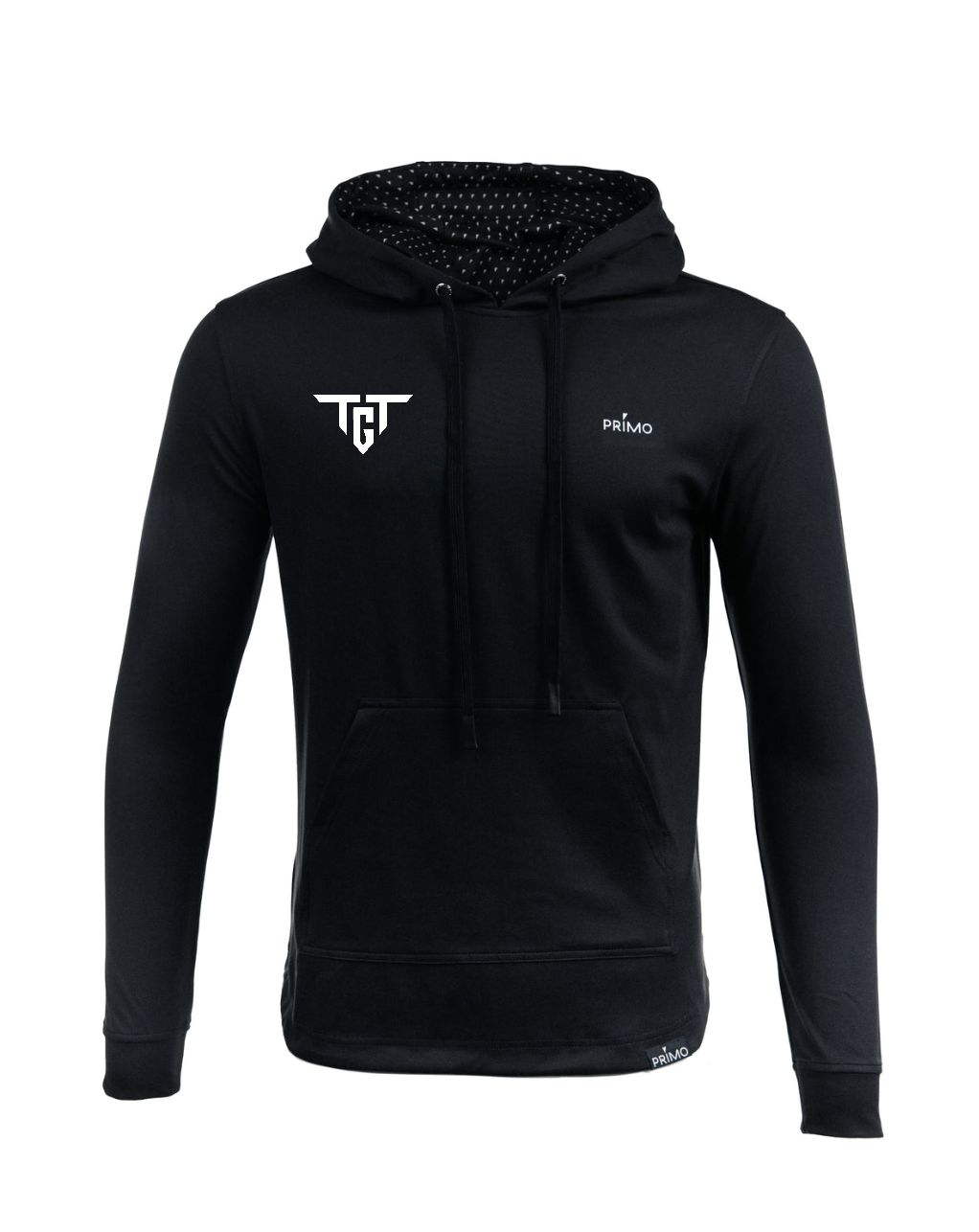 Primo men's golf hoodie in black with TGT logo by Titan Golf
Tools