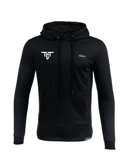 Primo men's golf hoodie in black with TGT logo by Titan Golf
Tools
