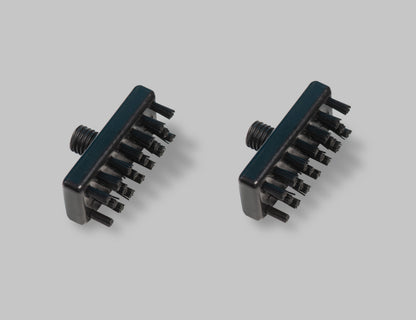 Ti BRUSH Refills nylon golf brush replacement heads angled
view