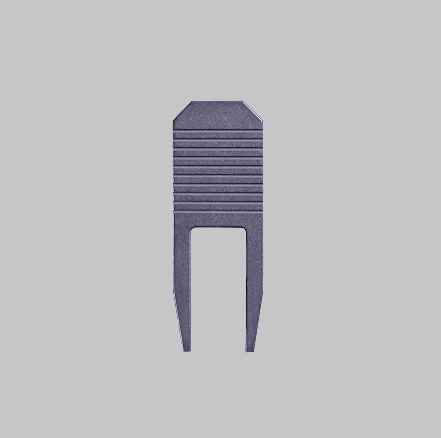 Ti TOOL precision titanium divot repair tool back view