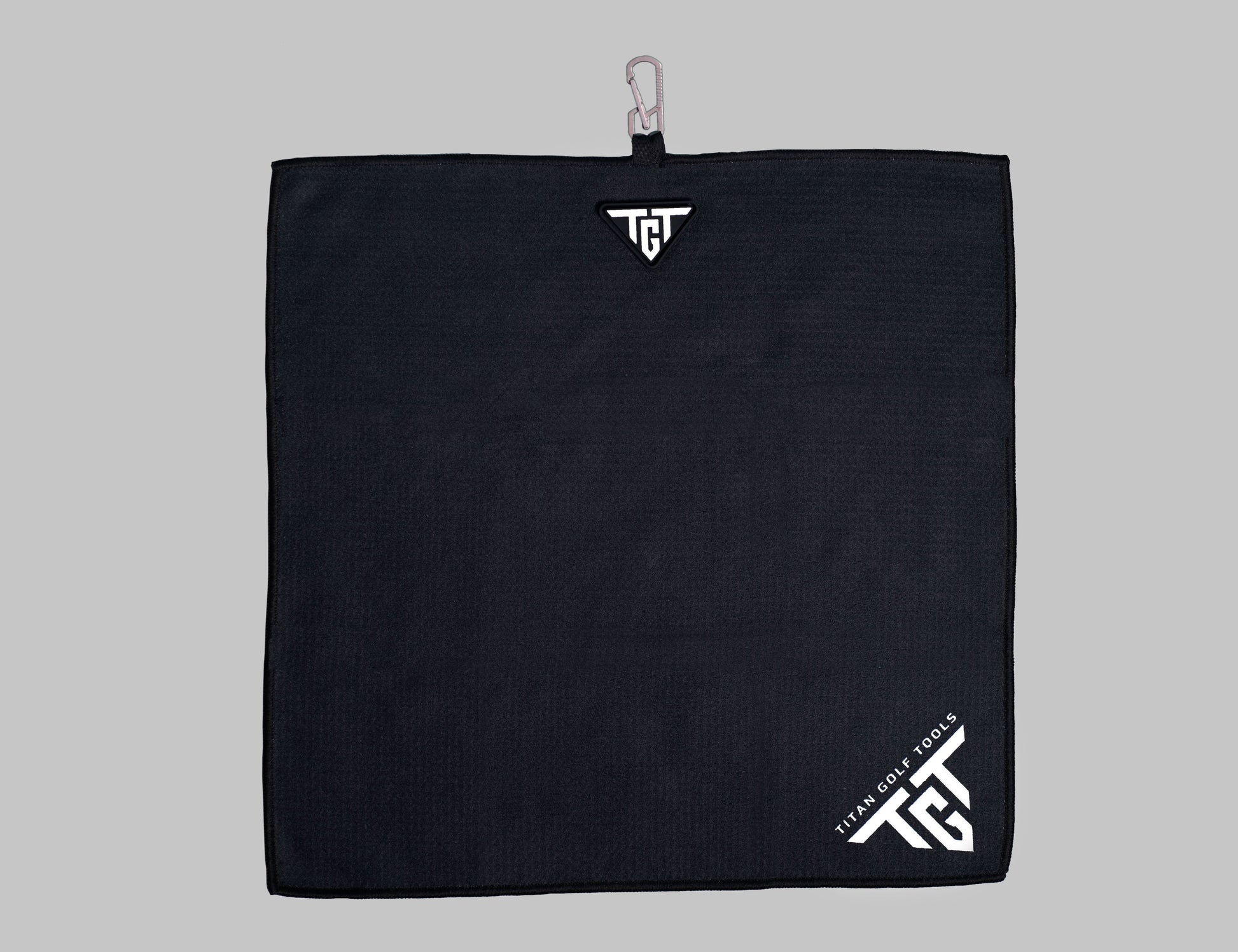 Ti TOWEL magnetic microfiber golf towel flat view